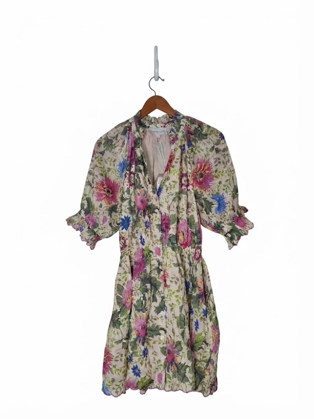 NWT Love the Label Anthropologie Milla Floral Print Mini Dress Size M